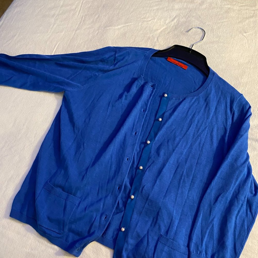 Carolina Herrera Silk Cardigan